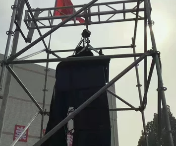 舞臺手拉葫蘆怎么把音響設備提升吊掛到高處